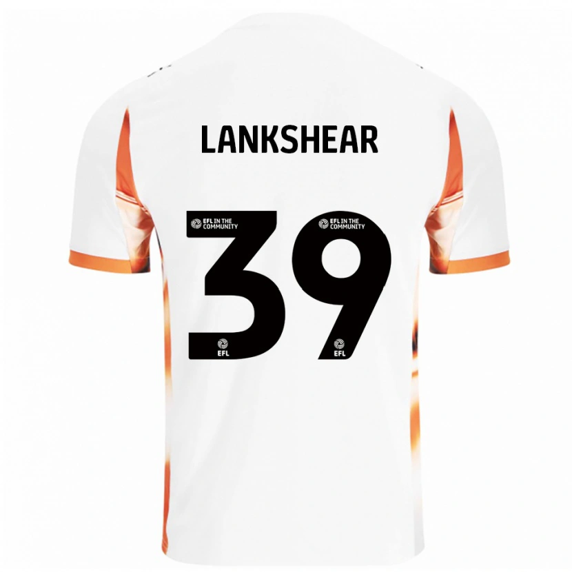 Danxen Homme Maillot Alex Lankshear #39 Blanc Orange Noir Tenues Extérieur 2025/26 T-Shirt