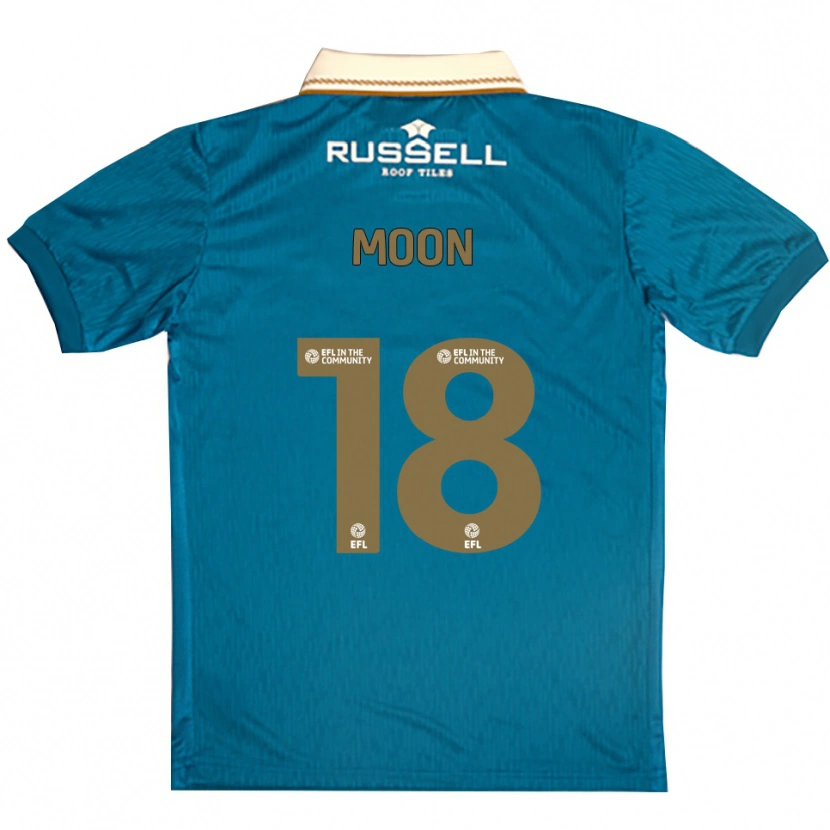 Danxen Homme Maillot Jasper Moon #18 Bleu Ciel Blanc Tenues Extérieur 2025/26 T-Shirt