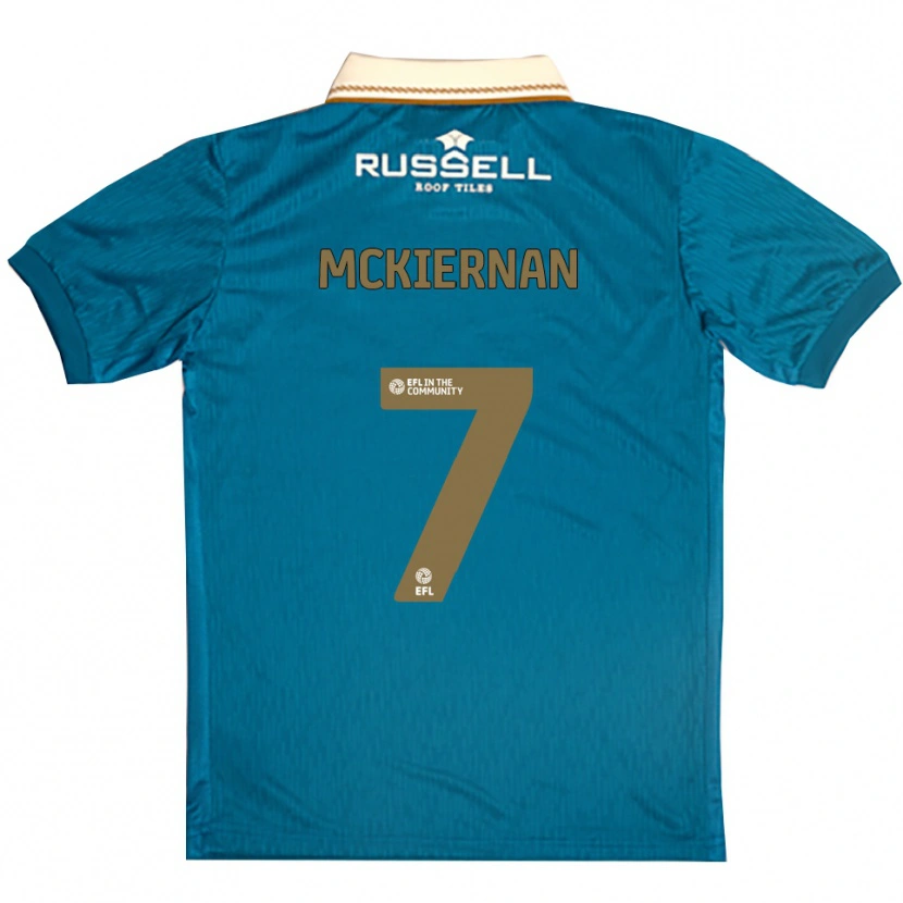 Danxen Homme Maillot Jj Mckiernan #7 Bleu Ciel Blanc Tenues Extérieur 2025/26 T-Shirt