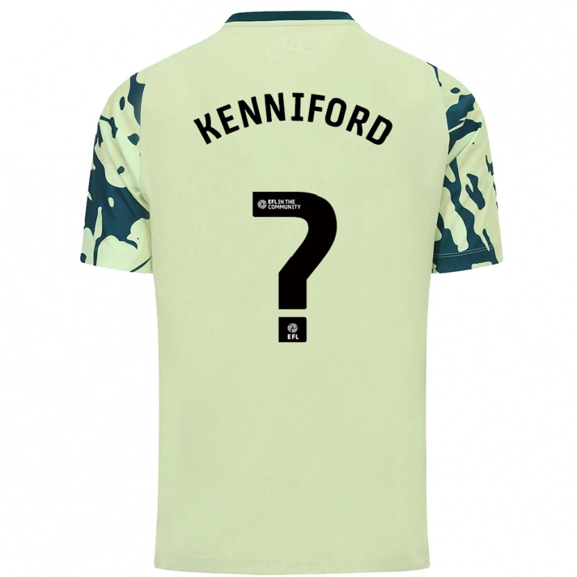 Danxen Homme Maillot Kyle Kenniford #0 Vert Foncé Tenues Extérieur 2025/26 T-Shirt
