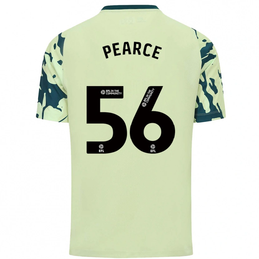 Danxen Homme Maillot Luke Pearce #56 Vert Foncé Tenues Extérieur 2025/26 T-Shirt
