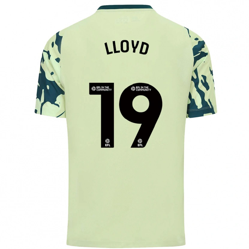 Danxen Homme Maillot Madison Lloyd #19 Vert Foncé Tenues Extérieur 2025/26 T-Shirt