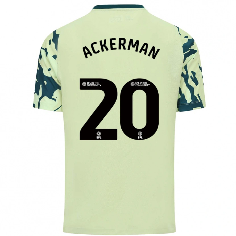 Danxen Homme Maillot Mali Ackerman #20 Vert Foncé Tenues Extérieur 2025/26 T-Shirt