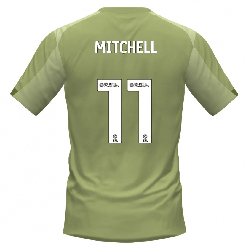 Danxen Homme Maillot Demetri Mitchell #11 Sauge Champagne Tenues Extérieur 2025/26 T-Shirt