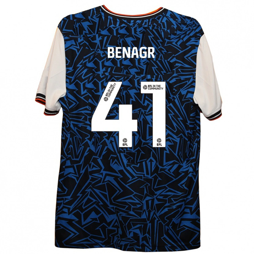 Danxen Homme Maillot Benedict Benagr #41 Bleu Noir Blanc Tenues Extérieur 2025/26 T-Shirt