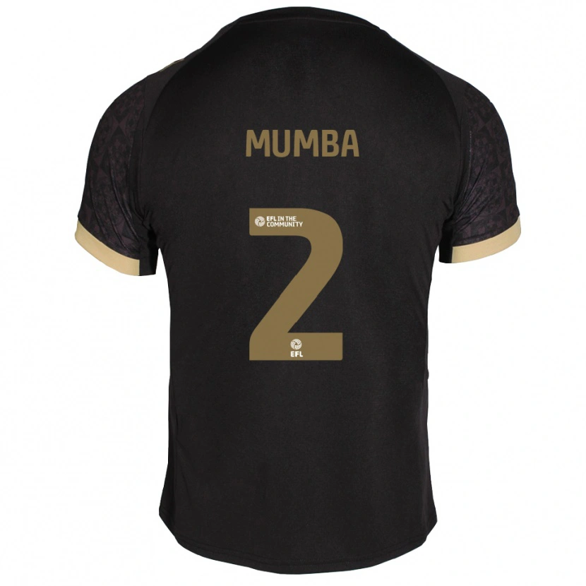 Danxen Homme Maillot Bali Mumba #2 Noir Or Tenues Extérieur 2025/26 T-Shirt