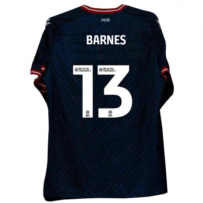 Danxen Homme Maillot Callum Barnes #13 Marine Rouge Tenues Extérieur 2025/26 T-Shirt
