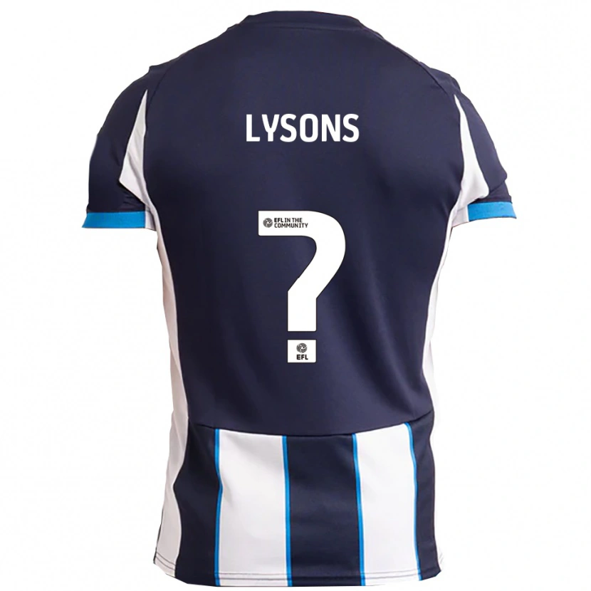 Danxen Homme Maillot Emma Lysons #0 Blanc Marine Tenues Extérieur 2025/26 T-Shirt