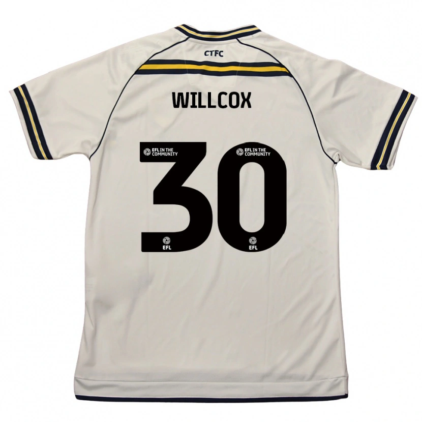 Danxen Homme Maillot Freddy Willcox #30 Blanc Marine Tenues Extérieur 2025/26 T-Shirt