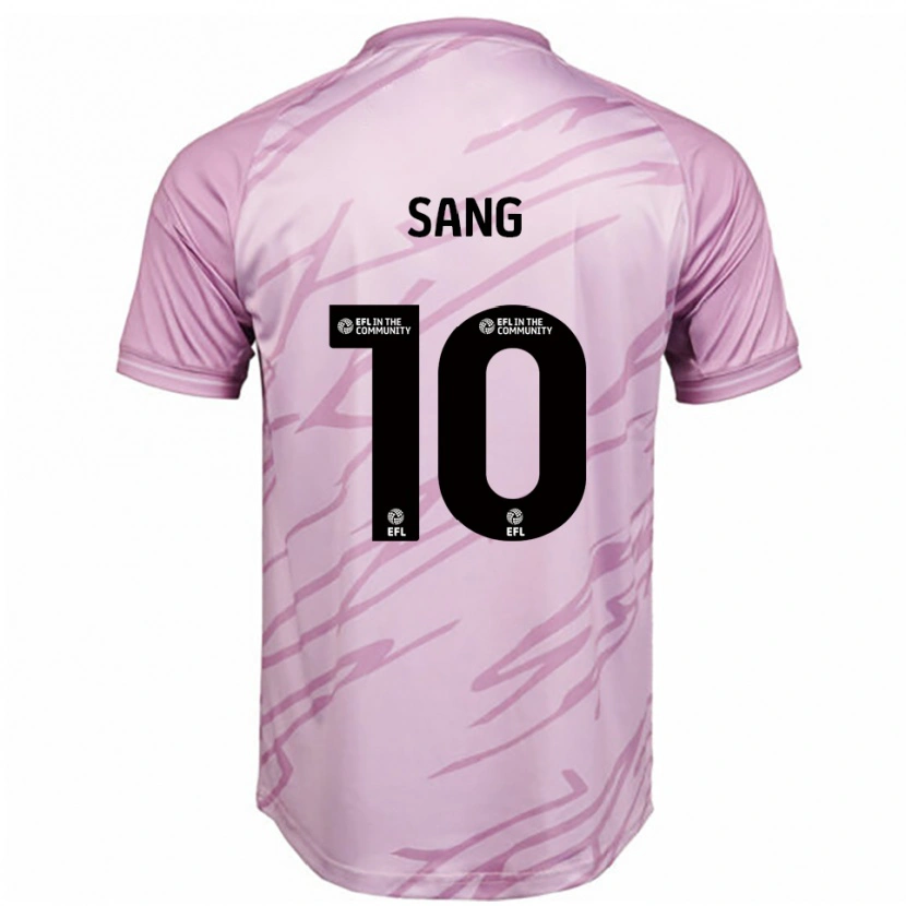 Danxen Homme Maillot Tom Sang #10 Rose Noir Tenues Extérieur 2025/26 T-Shirt