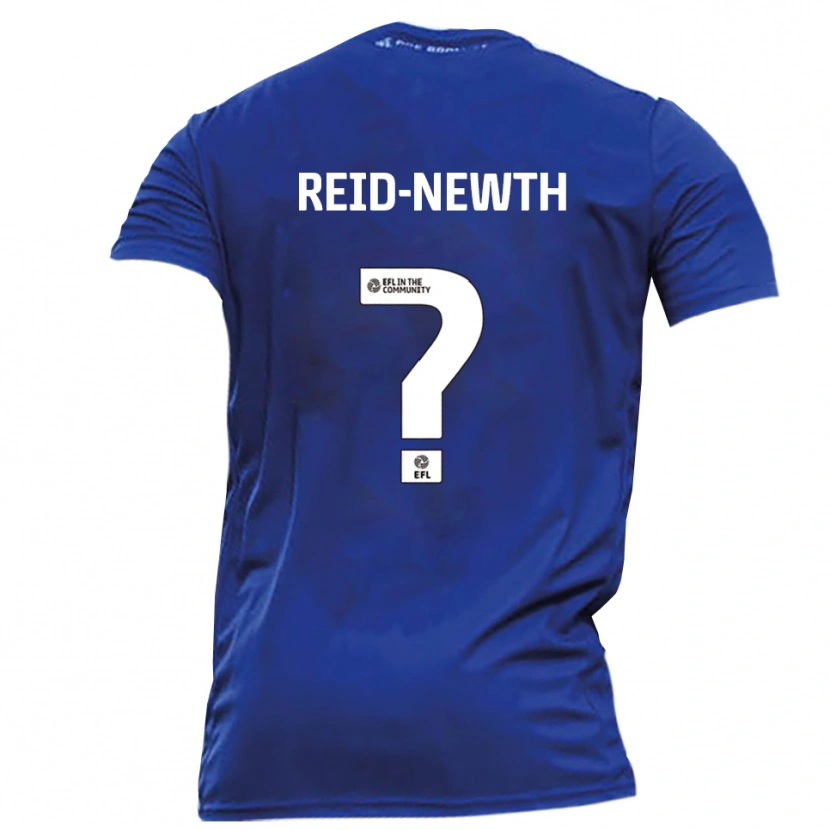 Danxen Homme Maillot Louis Reid-Newth #0 Bleu Blanc Tenues Extérieur 2025/26 T-Shirt
