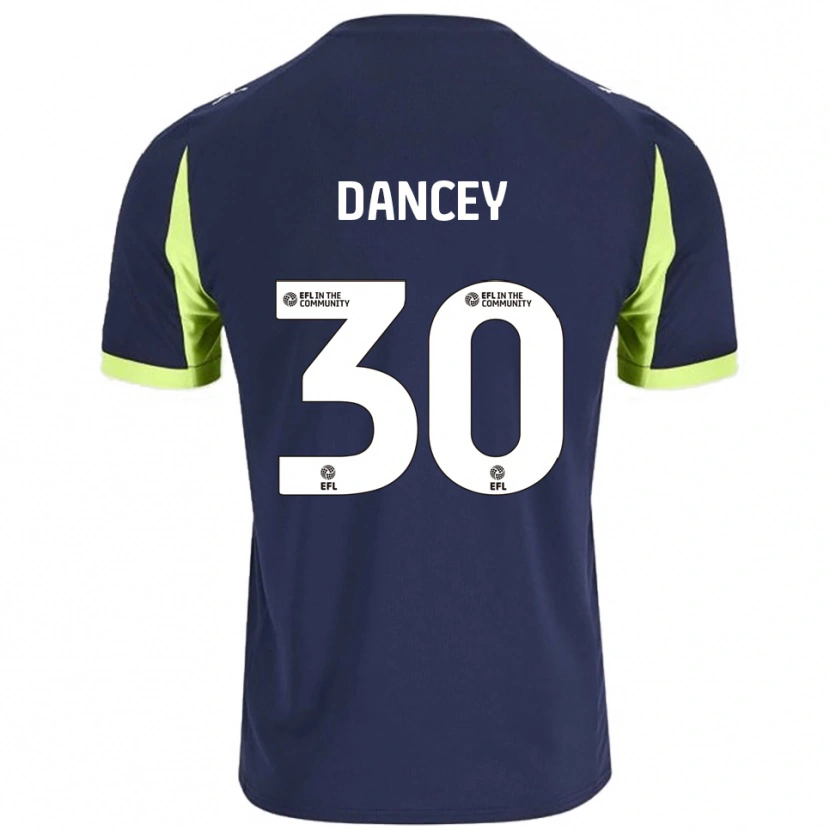 Danxen Homme Maillot Stan Dancey #30 Marine Vert Fluorescent Tenues Extérieur 2025/26 T-Shirt