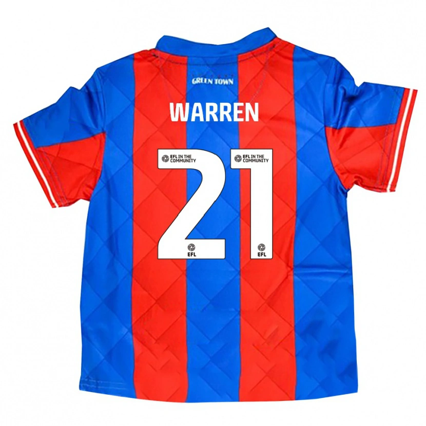 Danxen Homme Maillot Tyrell Warren #21 Bleu Rouge Blanc Tenues Extérieur 2025/26 T-Shirt