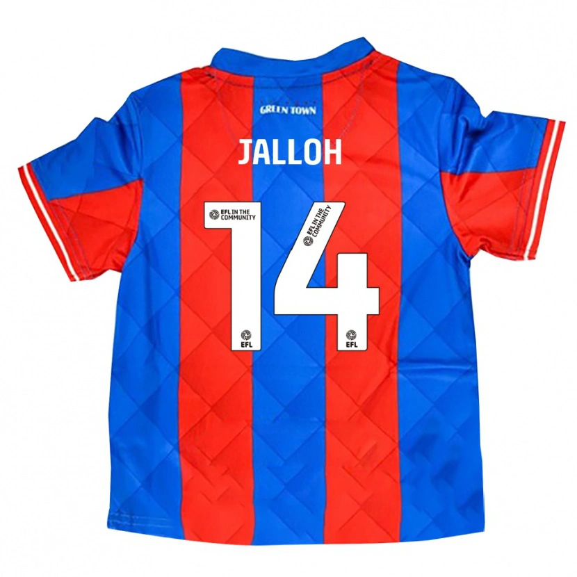 Danxen Homme Maillot Mamadu Jalloh #14 Bleu Rouge Blanc Tenues Extérieur 2025/26 T-Shirt