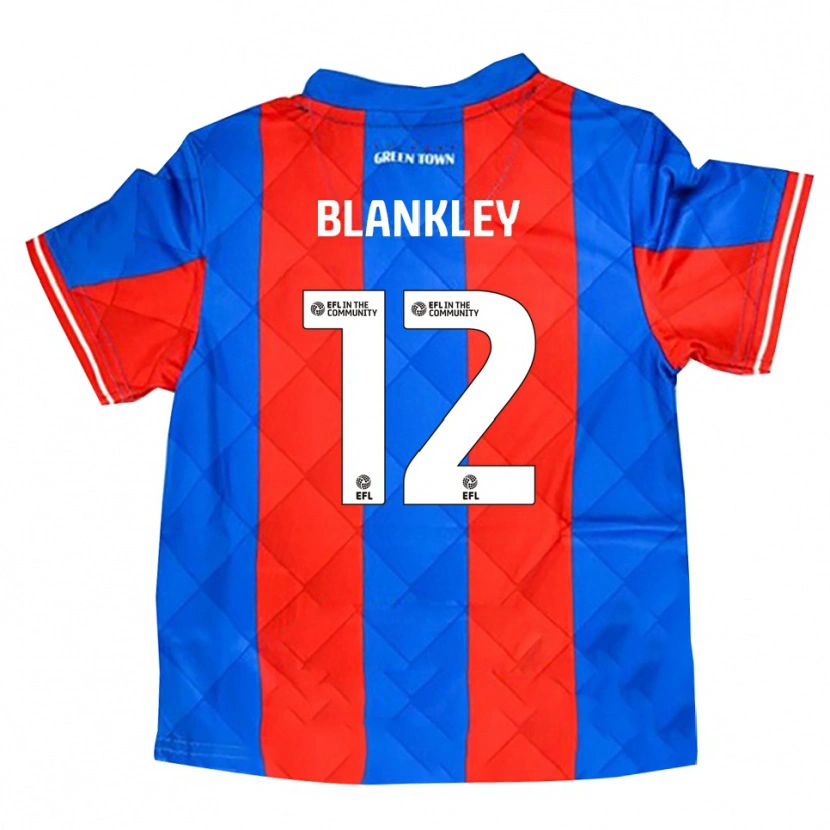 Danxen Homme Maillot Jaxon Blankley #12 Bleu Rouge Blanc Tenues Extérieur 2025/26 T-Shirt