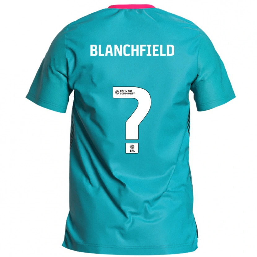 Danxen Homme Maillot Olivia Blanchfield #0 Bleu Ciel Rose Tenues Extérieur 2025/26 T-Shirt