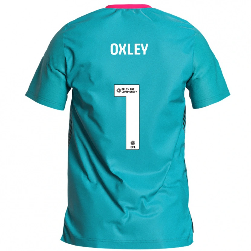 Danxen Homme Maillot Mark Oxley #1 Bleu Ciel Rose Tenues Extérieur 2025/26 T-Shirt