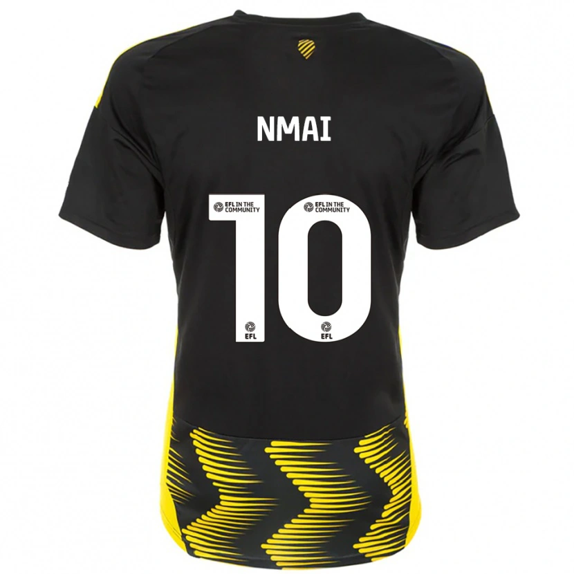 Danxen Homme Maillot Kelly Nmai #10 Noir Jaune Tenues Extérieur 2025/26 T-Shirt
