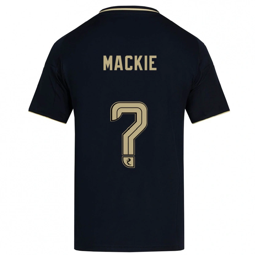 Danxen Homme Maillot Fraser Mackie #0 Marine Or Tenues Extérieur 2025/26 T-Shirt