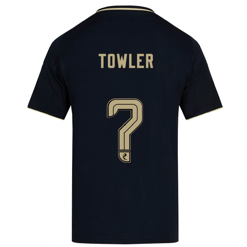 Danxen Homme Maillot Evan Towler #0 Marine Or Tenues Extérieur 2025/26 T-Shirt