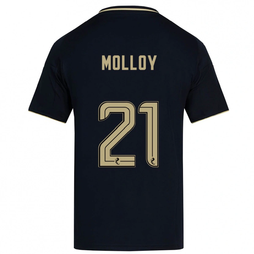 Danxen Homme Maillot Gavin Molloy #21 Marine Or Tenues Extérieur 2025/26 T-Shirt