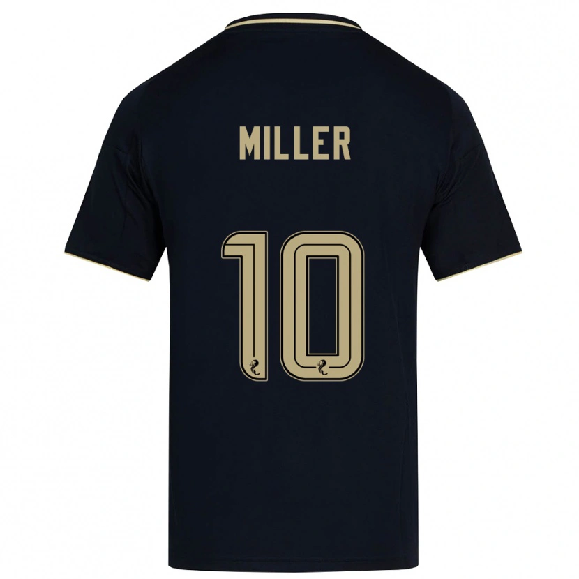 Danxen Homme Maillot Darcie Miller #10 Marine Or Tenues Extérieur 2025/26 T-Shirt