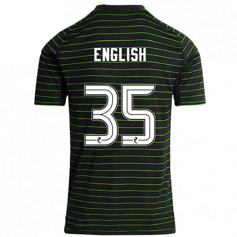 Danxen Homme Maillot Isaac English #35 Noir Vert Tenues Extérieur 2025/26 T-Shirt