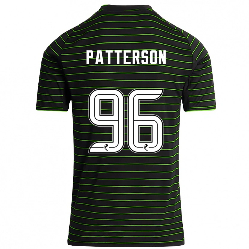 Danxen Homme Maillot Cameron Patterson #96 Noir Vert Tenues Extérieur 2025/26 T-Shirt
