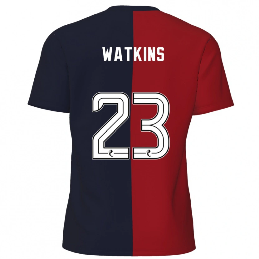 Danxen Homme Maillot Marley Watkins #23 Rouge Marine Tenues Extérieur 2025/26 T-Shirt