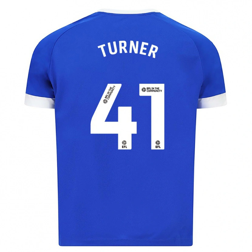 Danxen Femme Maillot Matthew Turner #41 Bleu Blanc Tenues Domicile 2025/26 T-Shirt