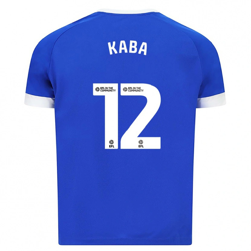 Danxen Femme Maillot Sekou Kaba #12 Bleu Blanc Tenues Domicile 2025/26 T-Shirt