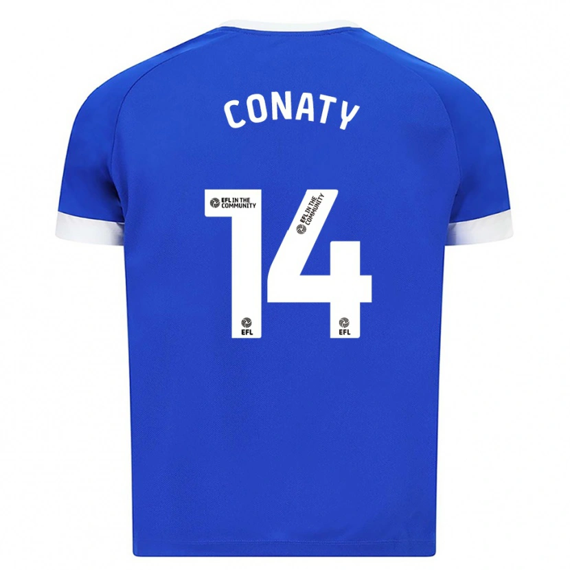 Danxen Femme Maillot Keano Conaty #14 Bleu Blanc Tenues Domicile 2025/26 T-Shirt