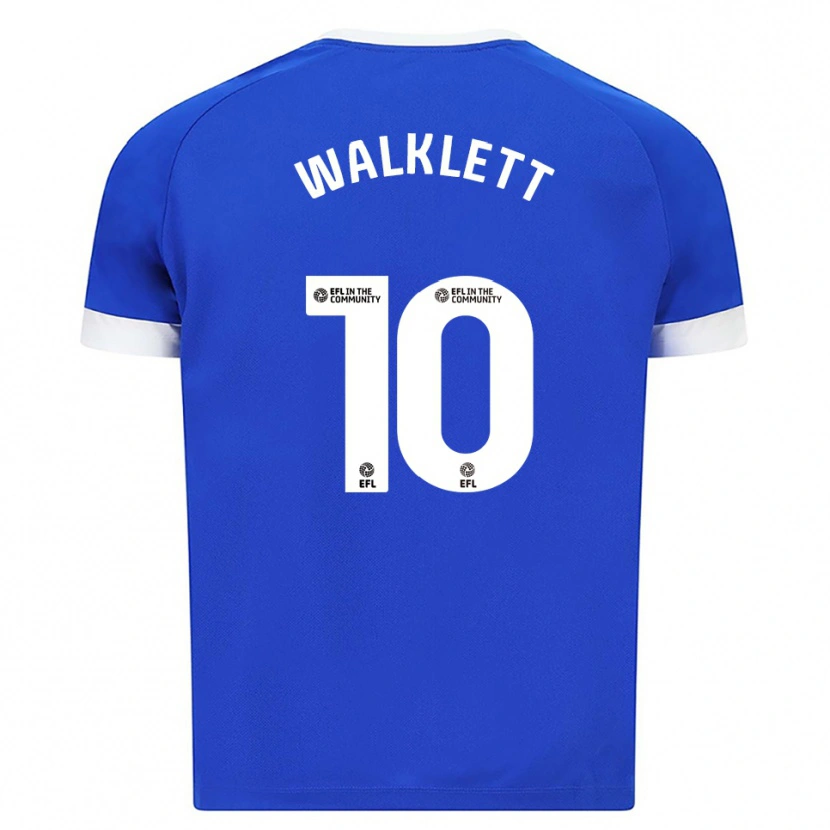 Danxen Femme Maillot Kerry Walklett #10 Bleu Blanc Tenues Domicile 2025/26 T-Shirt