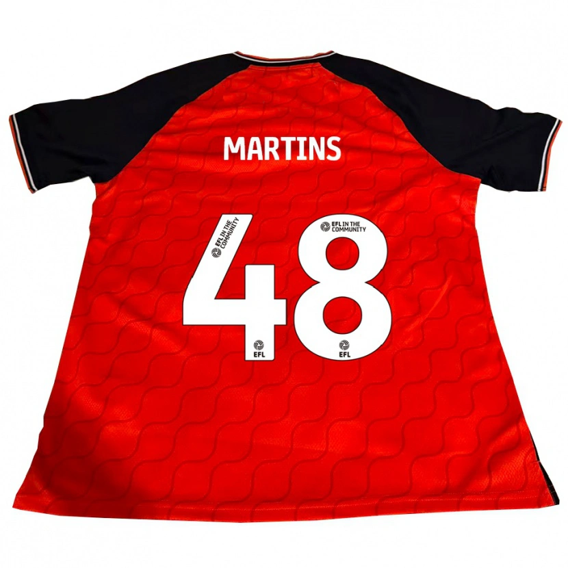 Danxen Femme Maillot Dominic Dos Santos Martins #48 Orange Noir Blanc Tenues Domicile 2025/26 T-Shirt