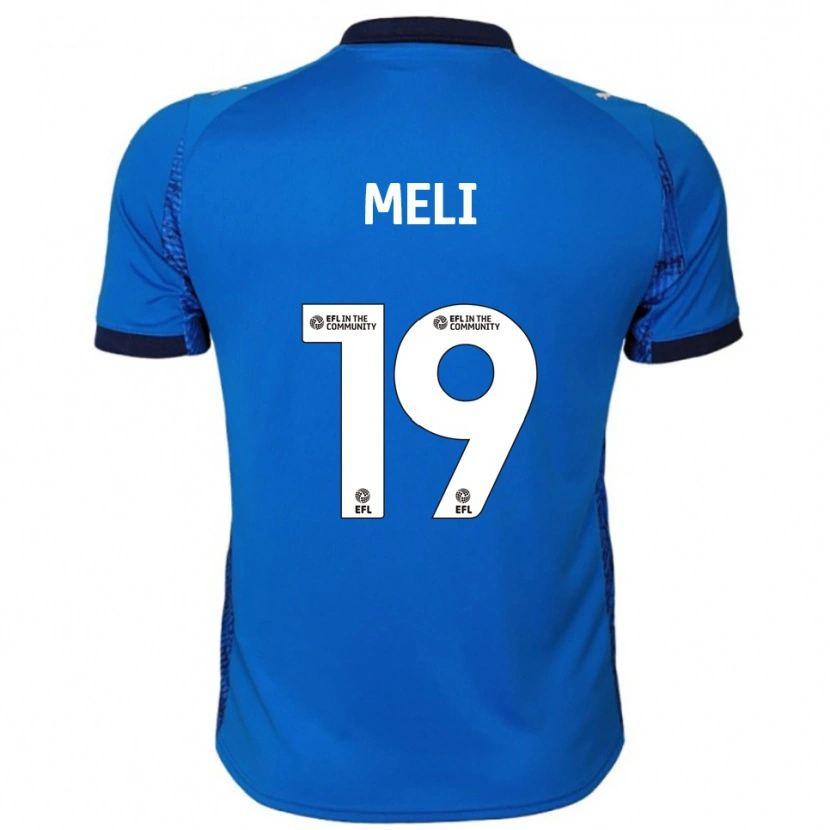 Danxen Femme Maillot Emily Meli #19 Bleu Blanc Tenues Domicile 2025/26 T-Shirt