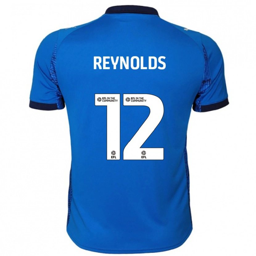 Danxen Femme Maillot Niamh Reynolds #12 Bleu Blanc Tenues Domicile 2025/26 T-Shirt