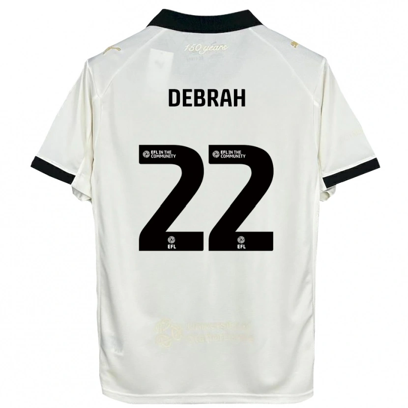 Danxen Femme Maillot Jesse Debrah #22 Blanc Cassé Noir Tenues Domicile 2025/26 T-Shirt