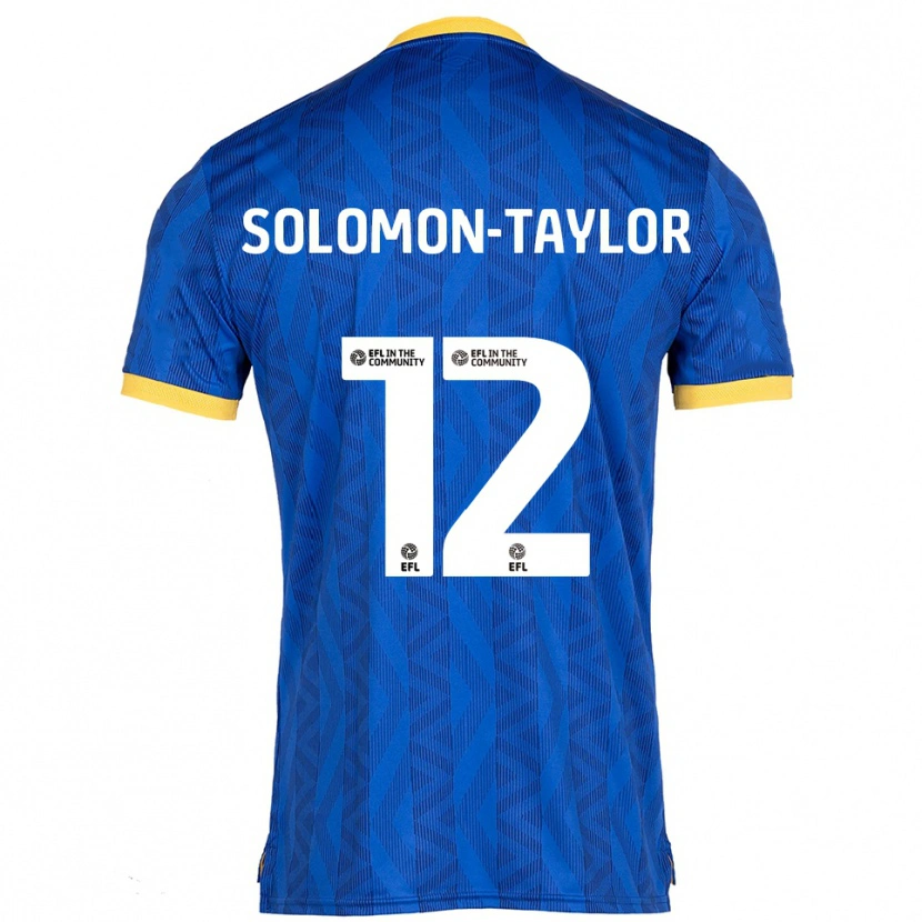 Danxen Femme Maillot Kau'inohea Solomon-Taylor #12 Marine Jaune Tenues Domicile 2025/26 T-Shirt