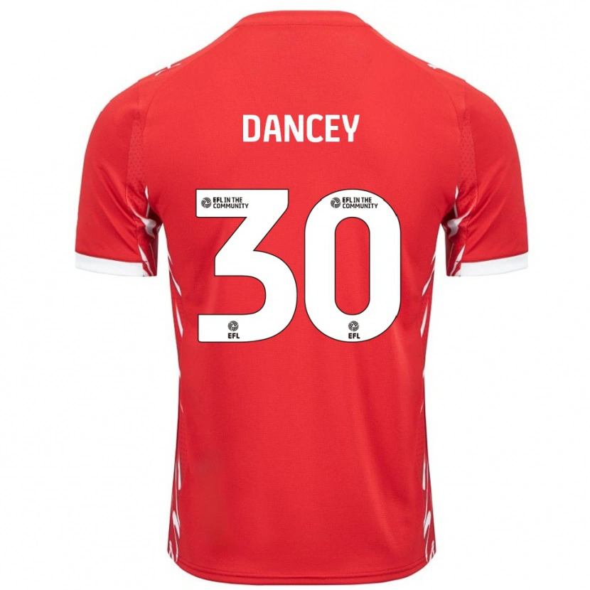 Danxen Femme Maillot Stan Dancey #30 Rouge Blanc Tenues Domicile 2025/26 T-Shirt