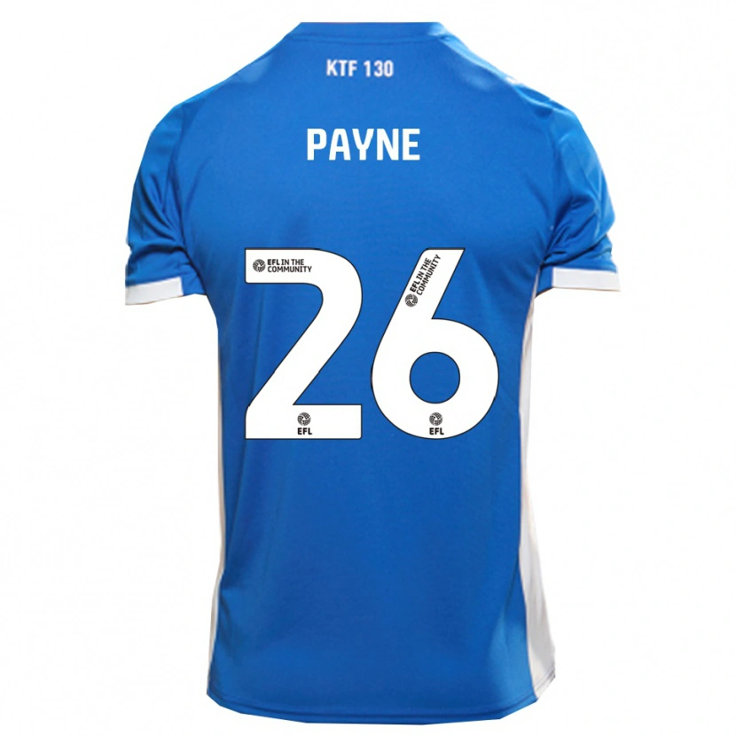 Danxen Femme Maillot Kai Payne #26 Bleu Blanc Tenues Domicile 2025/26 T-Shirt