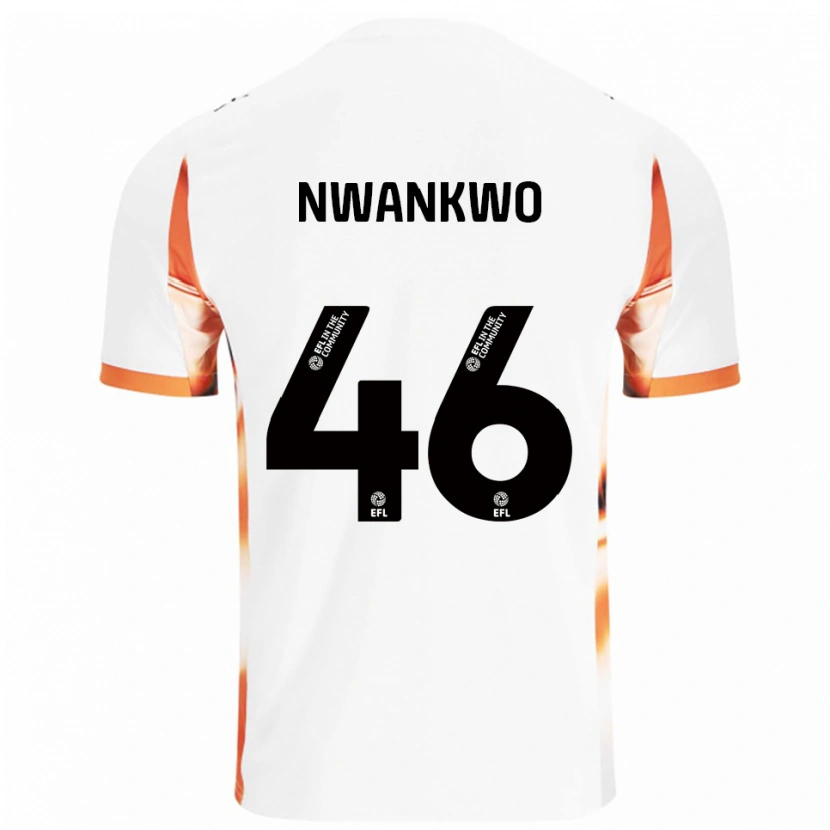 Danxen Femme Maillot Oluchukwu Nwankwo #46 Blanc Orange Noir Tenues Extérieur 2025/26 T-Shirt