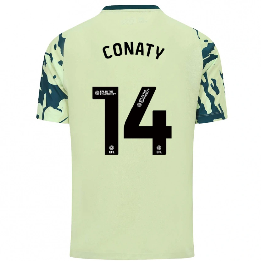 Danxen Femme Maillot Keano Conaty #14 Vert Foncé Tenues Extérieur 2025/26 T-Shirt