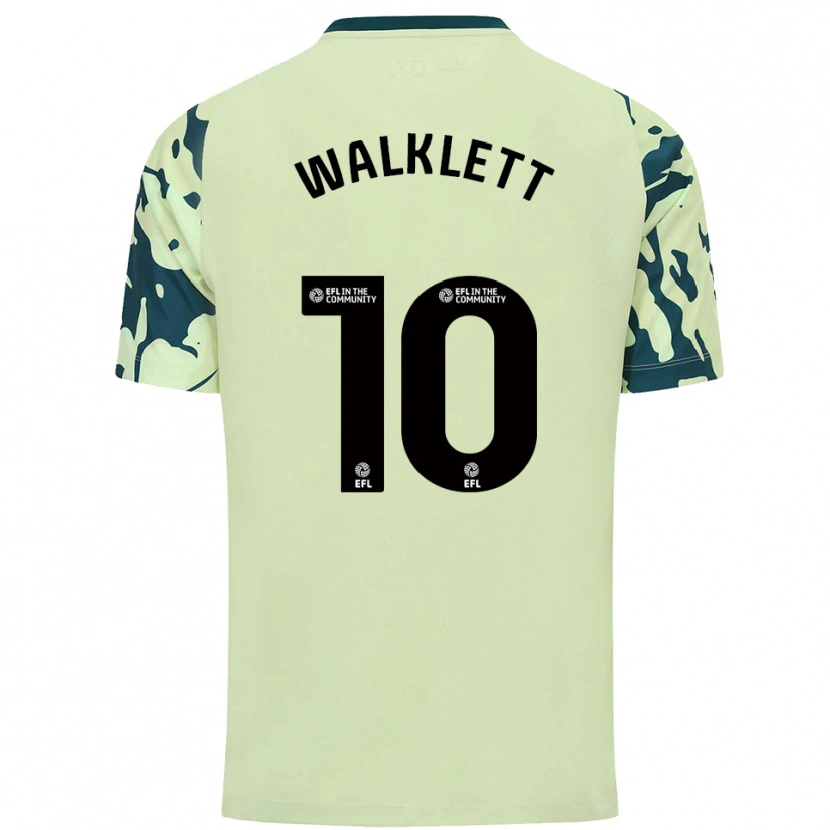 Danxen Femme Maillot Kerry Walklett #10 Vert Foncé Tenues Extérieur 2025/26 T-Shirt