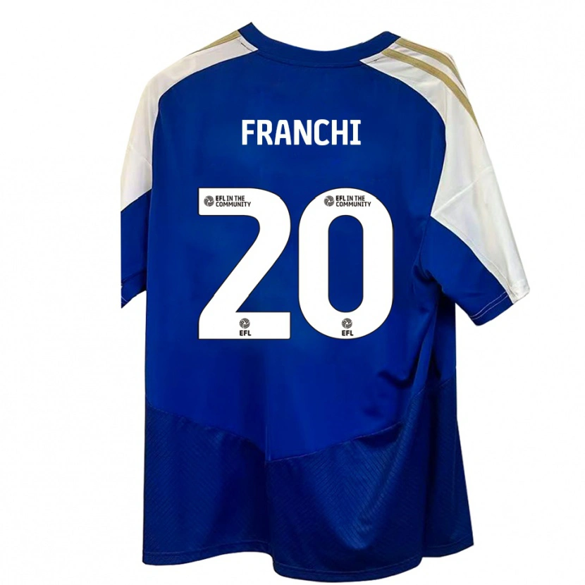 Danxen Femme Maillot Matilda Franchi #20 Bleu Blanc Or Tenues Extérieur 2025/26 T-Shirt