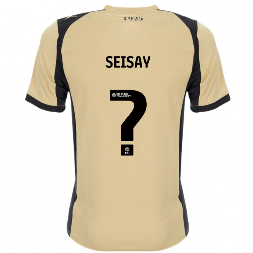 Danxen Femme Maillot Hamid Seisay #0 Or Noir Tenues Extérieur 2025/26 T-Shirt