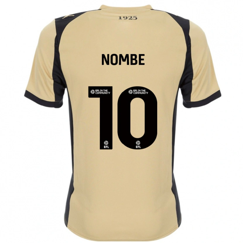 Danxen Femme Maillot Sam Nombe #10 Or Noir Tenues Extérieur 2025/26 T-Shirt