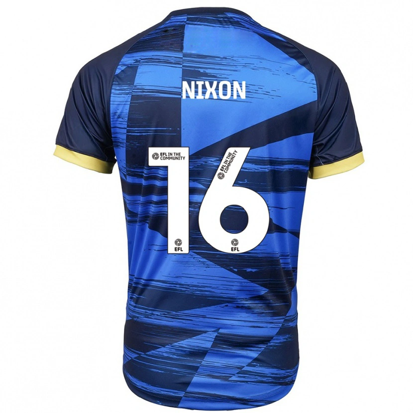 Danxen Femme Maillot Tom Nixon #16 Bleu Marine Tenues Extérieur 2025/26 T-Shirt