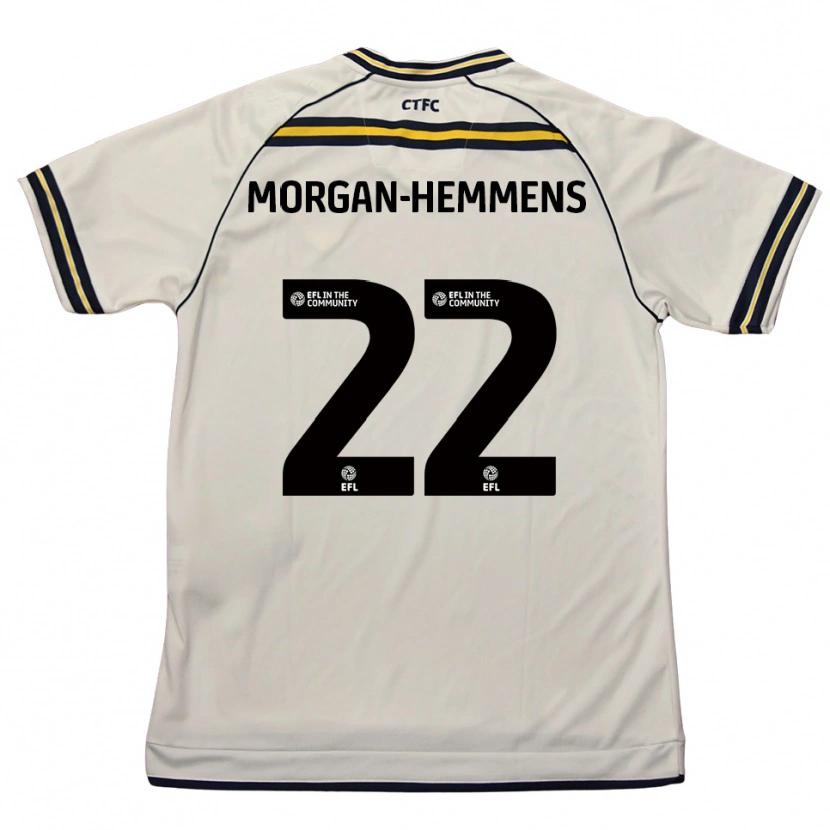 Danxen Femme Maillot Kaitlyn Morgan-Hemmens #22 Blanc Marine Tenues Extérieur 2025/26 T-Shirt