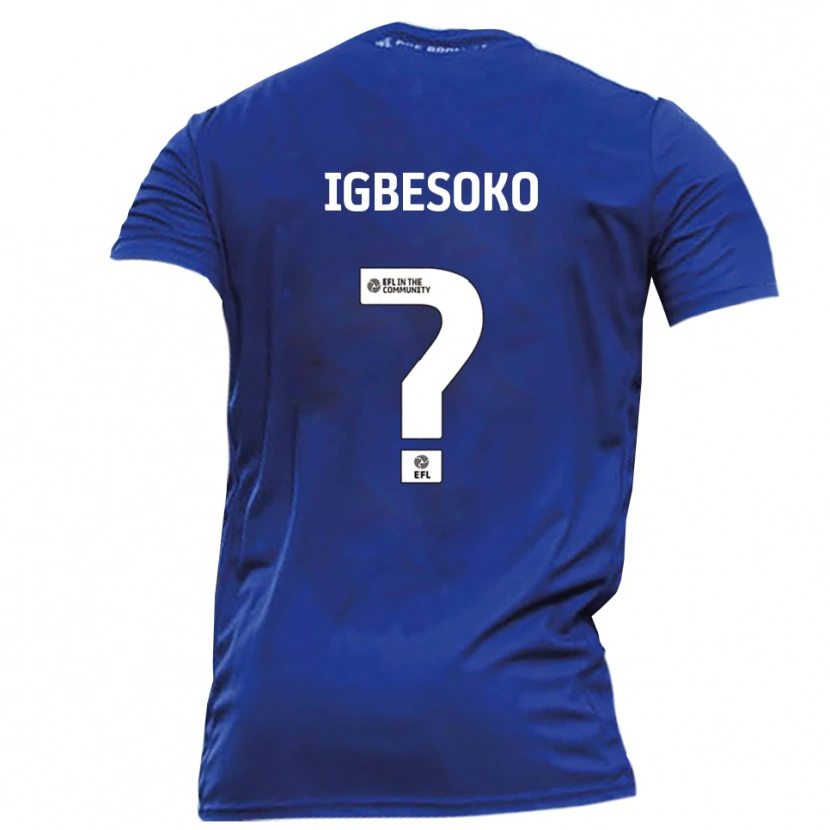 Danxen Femme Maillot Atarhe Igbesoko #0 Bleu Blanc Tenues Extérieur 2025/26 T-Shirt