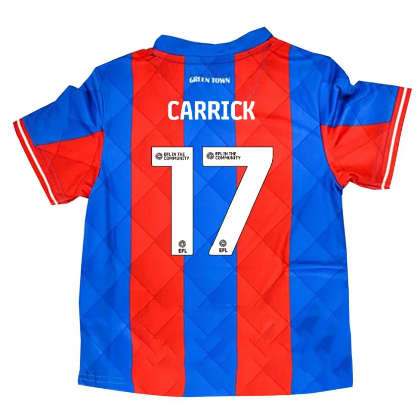 Danxen Femme Maillot Charlie Carrick #17 Bleu Rouge Blanc Tenues Extérieur 2025/26 T-Shirt